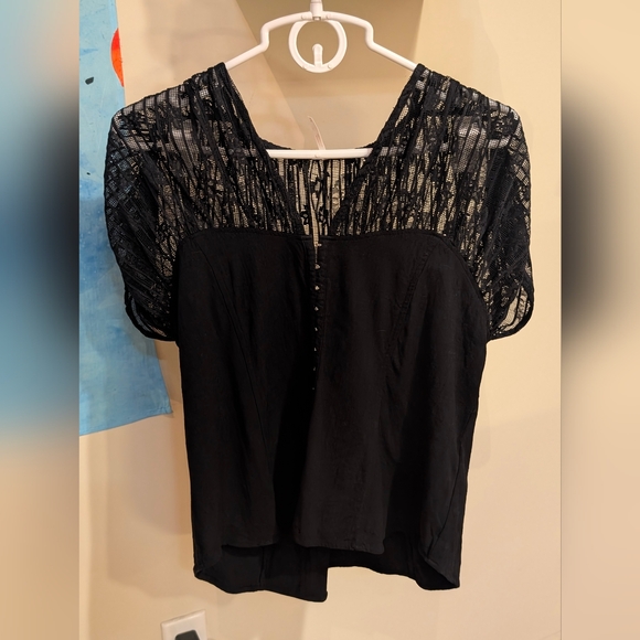 Free People Tops - Free People Rumor Has It Top (Black M)